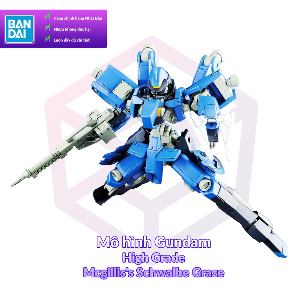 Mô Hình Gundam Bandai HG IBO 003 Mcgillis's Schwalbe Graze [GDB] [BHG]