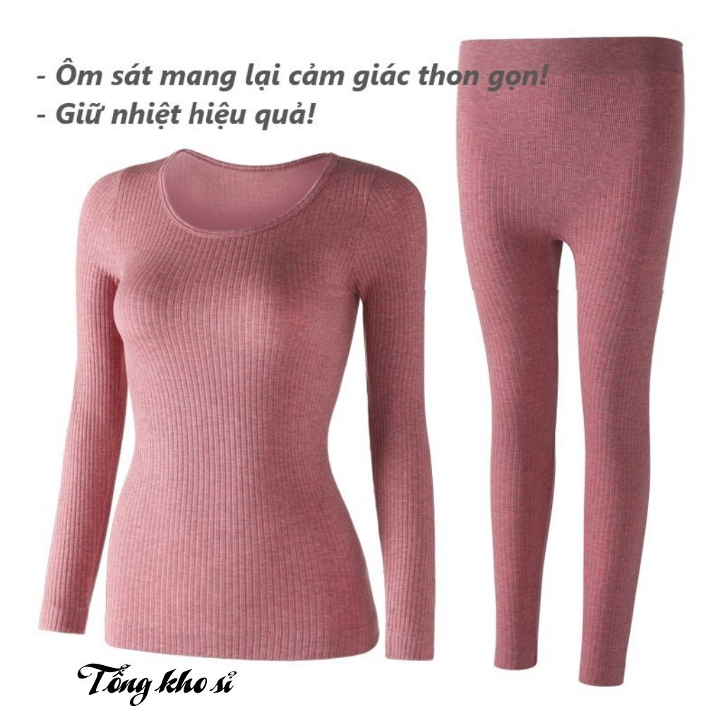 Đồ bộ mặc nhà, bộ len nữ tôn dáng quyến rũ cho chị em(hàng loại 1) | BigBuy360 - bigbuy360.vn