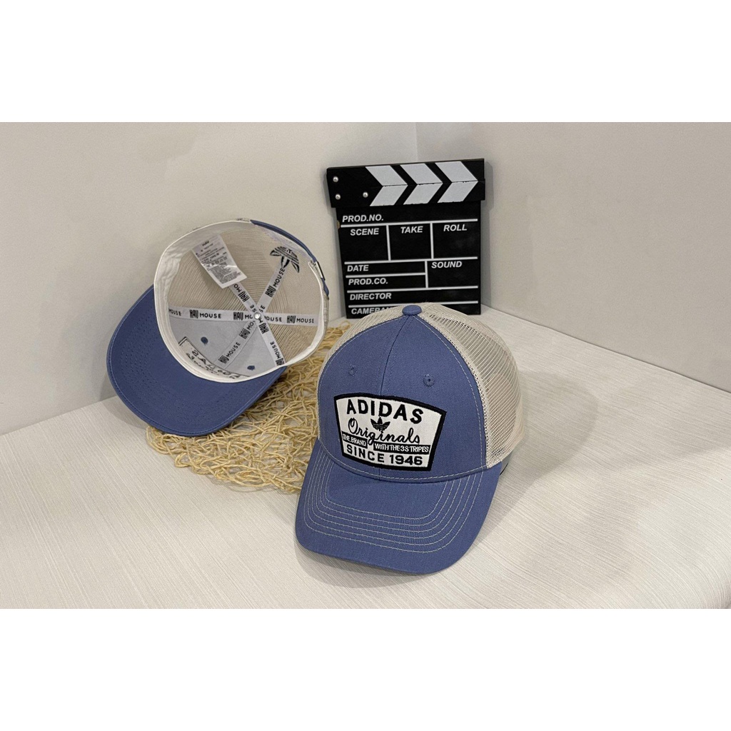 Nón kết Mũ lưỡi trai Das lưới đậm dành cho nam nữ Free size