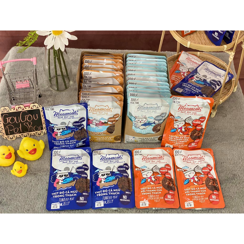 Pate Meowcat 70gr cho mèo biếng ăn
