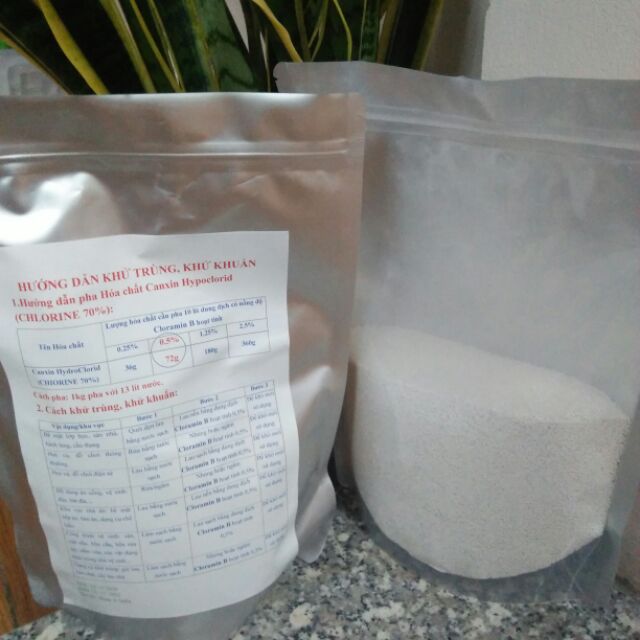  Cloramin B - chất khử trùng sát khuẩn 1kg/ 1 túi