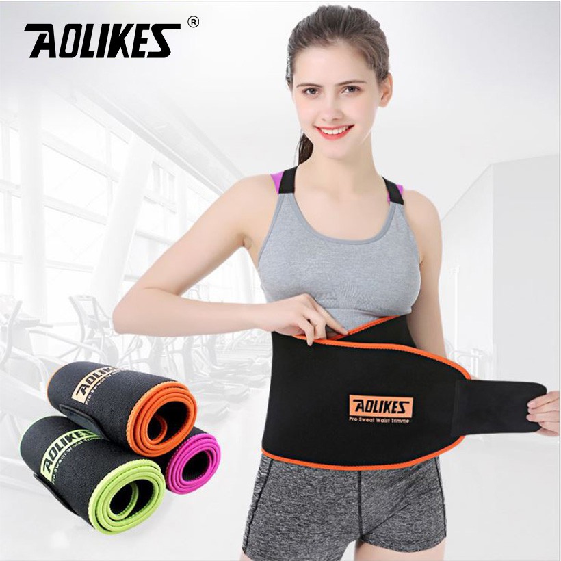 Phụ Kiện Đai Nịt Cuốn Bụng Giảm Mỡ Tập Gym, Yoga Cao Cấp Aolikes (7980) AL7980 - Authentic 100%