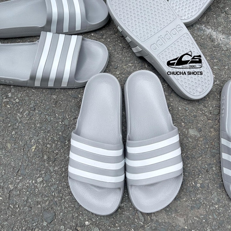 Dép Đúc Adidas Adilette Aqua Màu Xám
