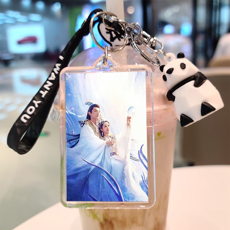 Cheng Yi Yang Zi Móc Chìa Khóa / Túi Xách Bằng acrylic