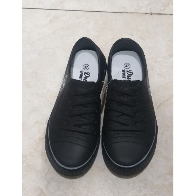 Giày siêu nhẹ sneaker unisex DUWA đúc nguyên khối IDEP (Đen/Trắng) - GL012