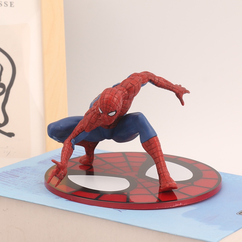 Mô hình nhân vật Người Nhện phim Avengers có ghế ngồi dùng trang trí đa năng