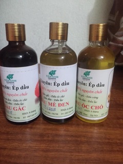 Combo dầu óc chó + dầu mè đen