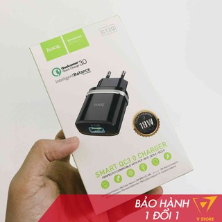 CÓC CỦ SẠC NHANH 18W HOCO C42 C12Q CHO ANDROID ss OPPO XIAOMI 1 CỔNG USB 3A QC3.0 [HOCO ĐÀ NẴNG]