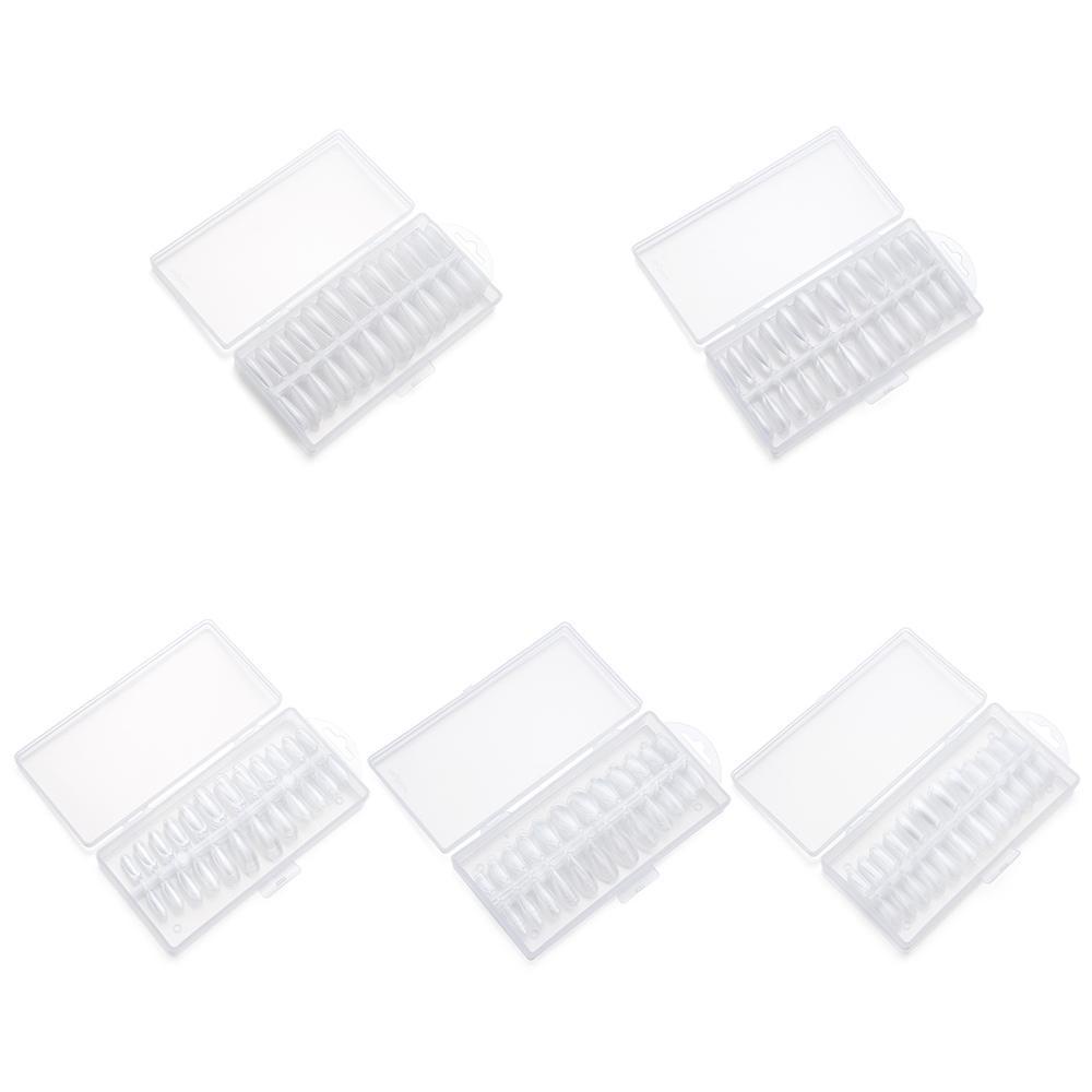 Bộ 240 Móng Tay Giả Múa Ba Lê Bằng Acrylic Che Phủ Toàn Diện