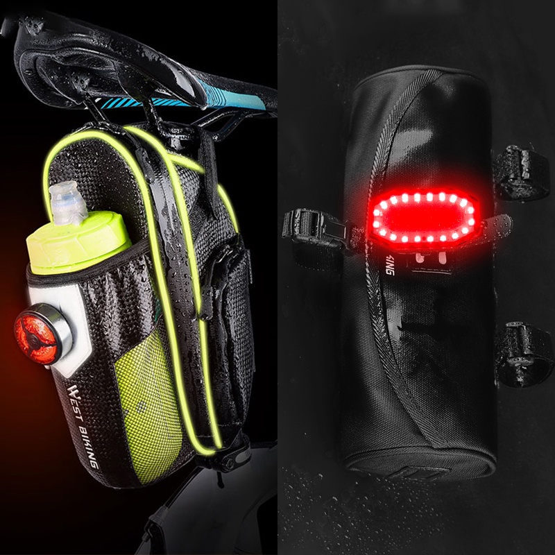 Túi đựng đồ WEST BIKING gắn pô tăng xe đạp leo núi chống thấm nước tiện dụng