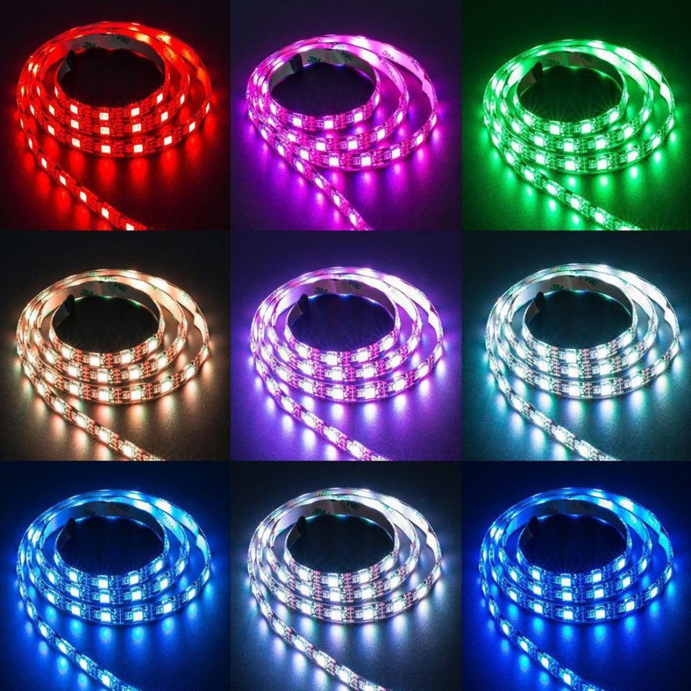 Dải Đèn Led Rgb 5050 94 Cổng Usb Ánh Sáng Kim Cương Dùng Để Trang Trí Phông Nền Tv / Máy Tính