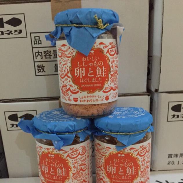 Ruốc cá hồi trộn trứng cá hồi Kaneta Nhật Bản 130g