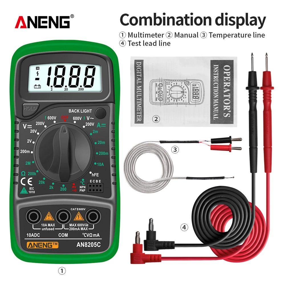 GOGOUP Máy Đo Điện Vạn Năng Thông Minh Với Màn Hình LCD Và Độ Chính Xác Cao