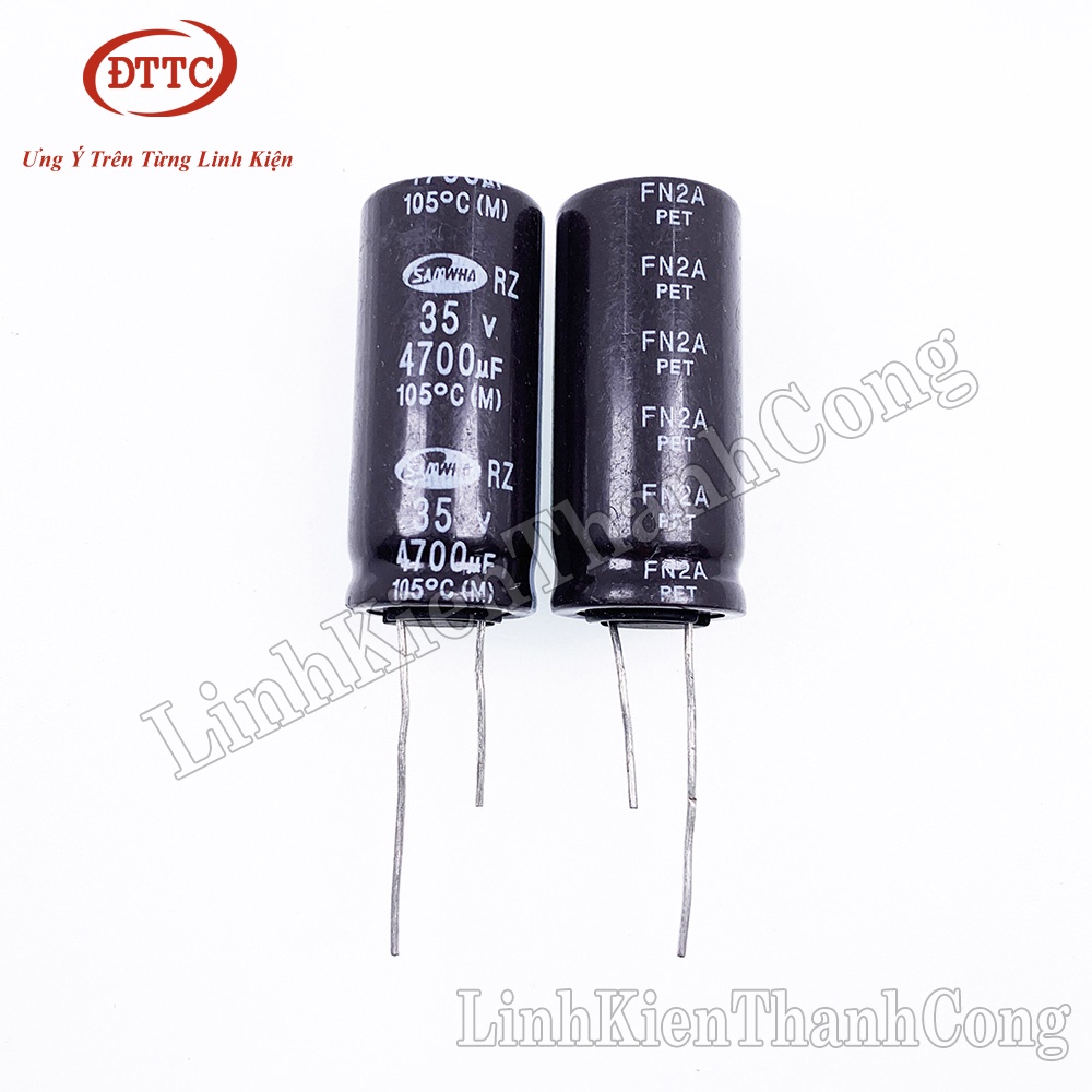 Tụ Hóa SAMWHA 4700uF 35V 18x40mm