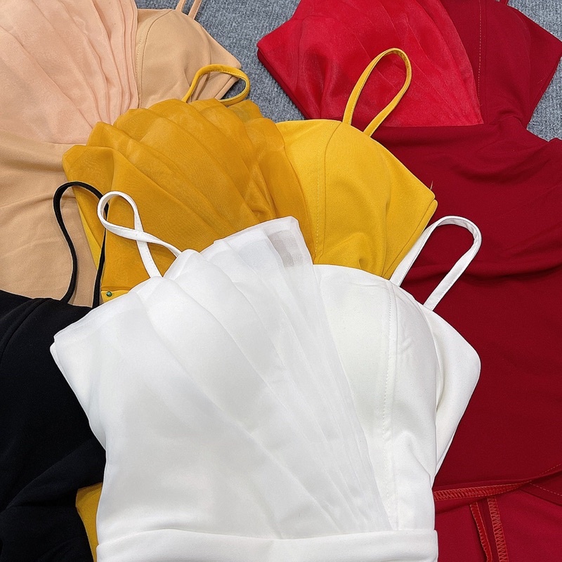 🌹Đầm ôm body xếp ly