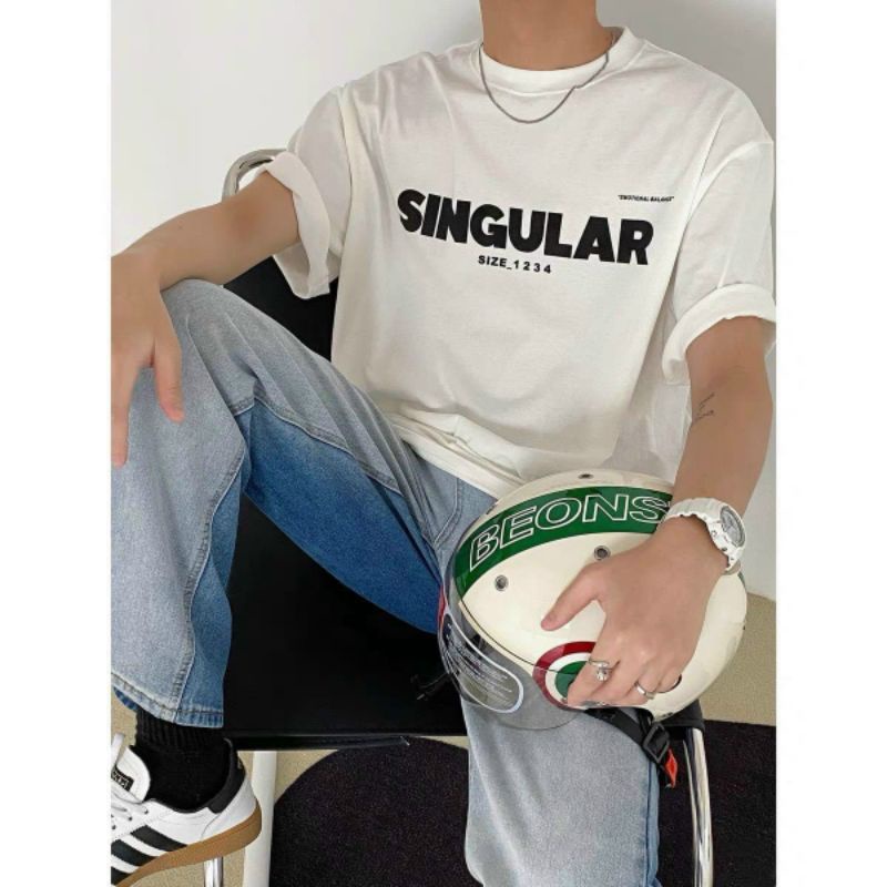 Áo thun Có size tay lỡ unisex MB, Weekend, singular, new york