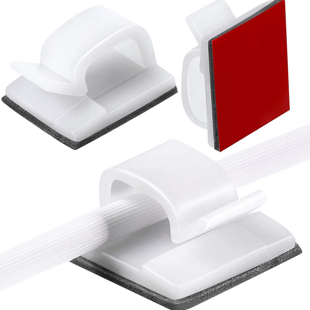 Bộ 20 Kẹp Cố Định Dây Cáp/Tai Nghe/Dây Điện Tiện Dụng