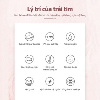 Máy uốn tóc duỗi tóc thẳng bấm dập xù mini