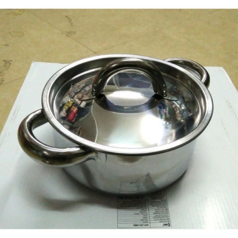 NỒI ,XOONG INOX 304 DÀY DẶN DÙNG CHO BẾP TỪ BẾP GA, ĐỒ DÙNG NHÀ BẾP