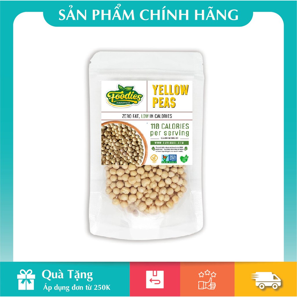 [HÀNG CHÍNH HÃNG] Đậu Hà Lan Vàng Nguyên Hạt Canada