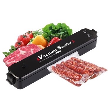Máy Hút Chân Không Thực Phẩm Hàn Miệng Túi Vacuum Sealer Tặng Kèm 10 Túi