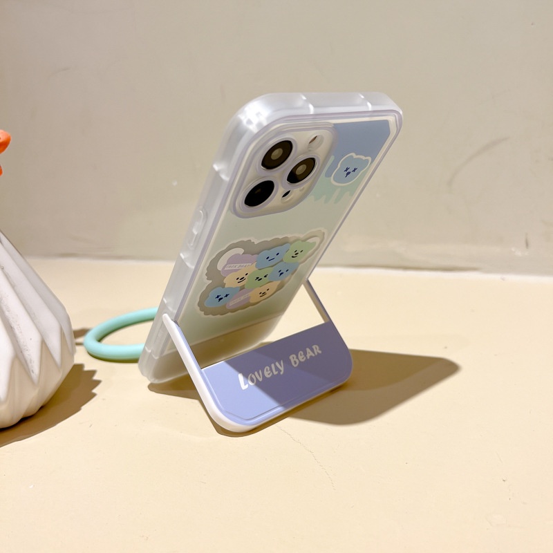 Ốp lưng iphone Ốp Điện Thoại tpu Silicone Kèm Giá Đỡ Ẩn Cho Apple 13Promax iphone12 11Pro xr Dinuo case