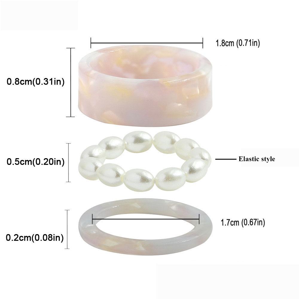 Set 3 Nhẫn Đeo Tay Họa Tiết Da Báo Phong Cách Vintage