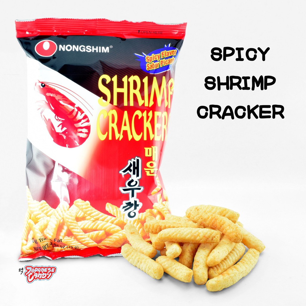 [Mã GRO2405 giảm 10% đơn 250K] ( Bán sỉ ) 10 gói Bánh snack Nongshim Shrimp Crackers vị Tôm cay gói 75gr