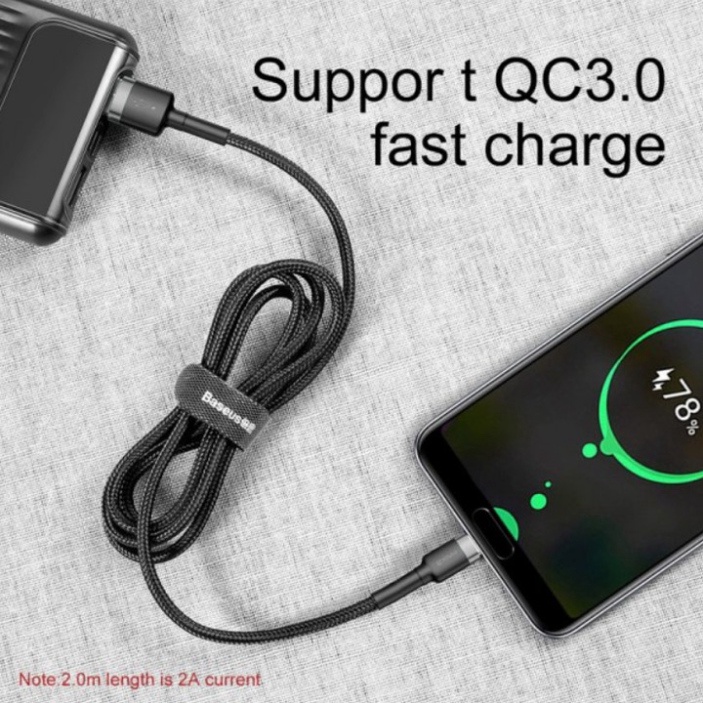 Cáp sạc nhanh Type-C nhãn hiệu BaseuS CATKLF-CG1 dài 1m - Hàng chính hãng