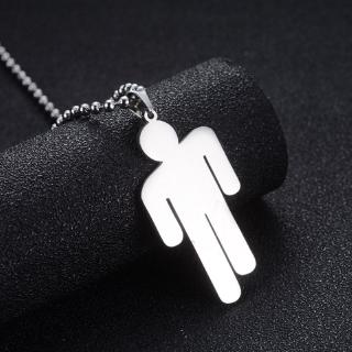 Dây chuyền thép không gỉ phong cách Billie Eilish độc đáo