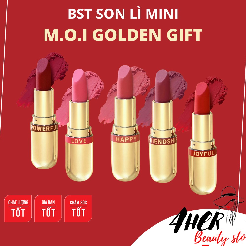 Son thỏi Mini M.O.I Hồ Ngọc Hà - Golden Gift