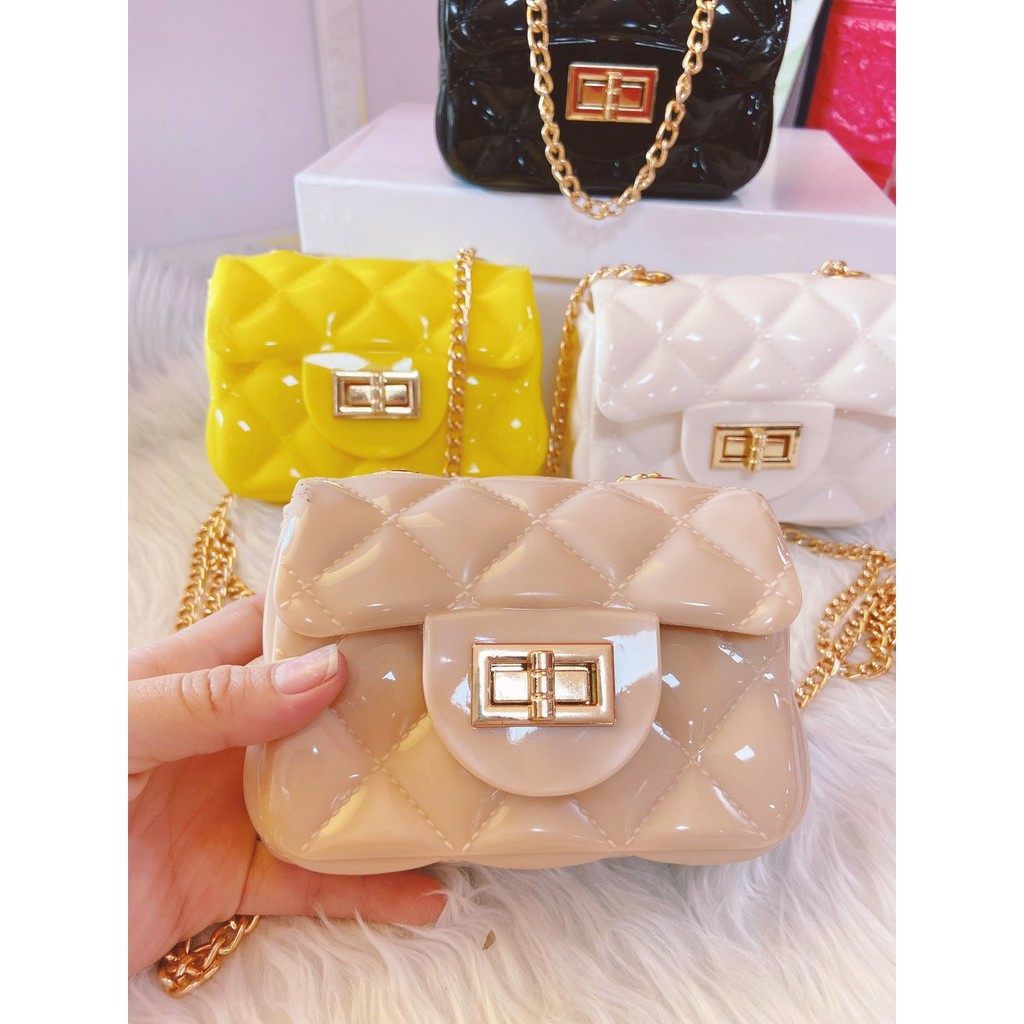 Túi ví nữ Mini Dây XíchGIADUNGTONGKHO1Túi mini đeo chéo đẹp đi chơi cao cấp thời trang hàn quốc,Túi nhựa mini siêu bền