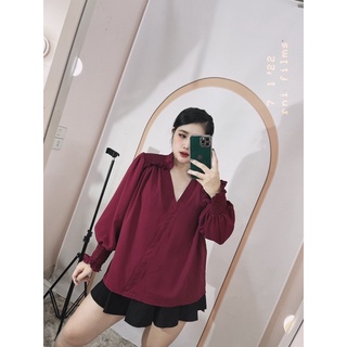 [MÚP BIGSIZE 60-100KG] Áo cổ V habutai
