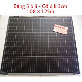 🌼 Bảng 4ô li/5 ô li - cỡ ô li 3cm - 1.08×1.25m (ko nẹp)