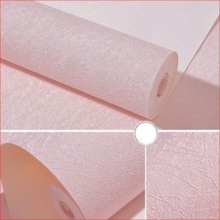 1 cuộn dài 5m ngang 60cm giấy dán tường nhám màu hồng, có keo sẵn, có thể lau được khi bẩn