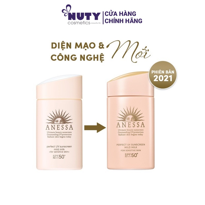 Kem Chống Nắng Anessa Perfect UV Sunscreen Skincare Milk SPF50+/PA++++