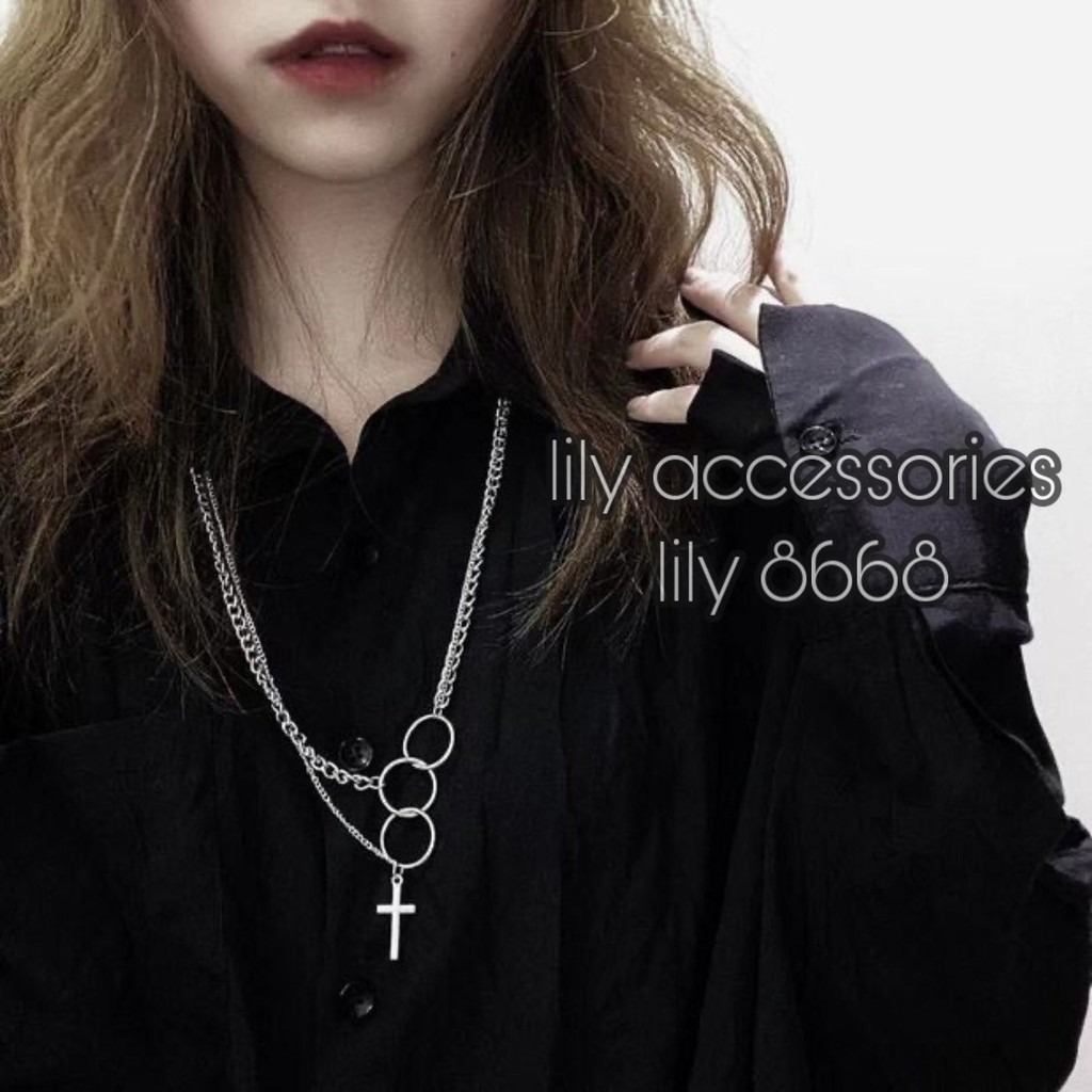 dây chuyền vòng cổ dây xích thánh giá cho nam và nữ unisex