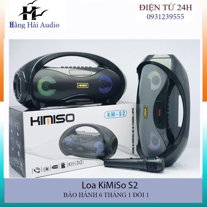 Loa Bluetooth hát karaoke xách tay Kimiso S2