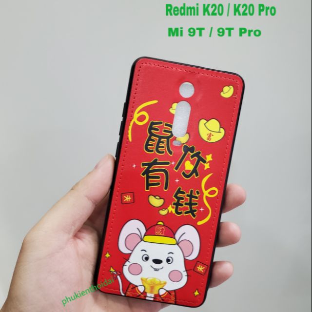 Ốp lưng Redmi K20 / K20 Pro / Mi 9T FREESHIP Từ 50k dùng chung In 3D chuột thần tài