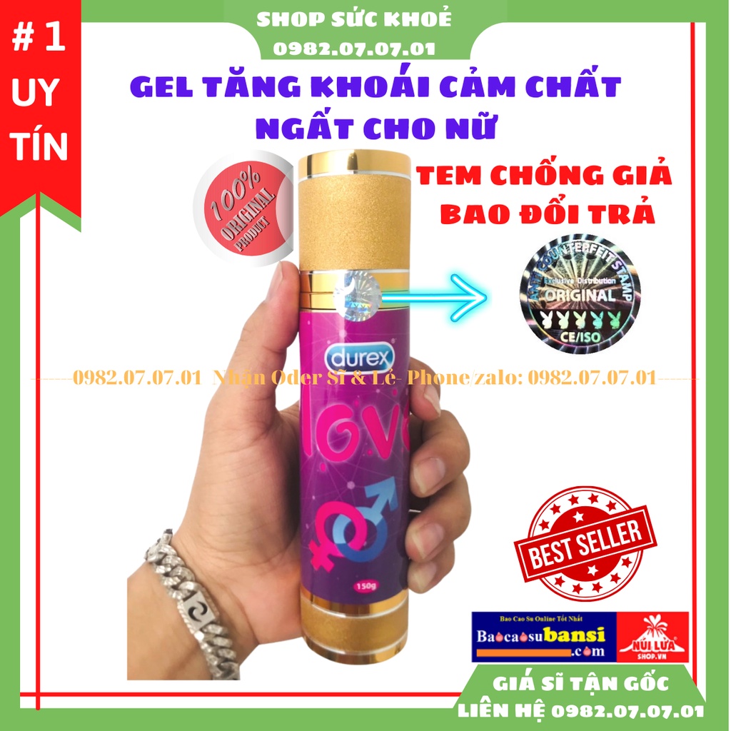 Gel Bôi Trơn Durex Love 150g Tăng Khoái Cảm Cho Nữ Đạt Đỉnh Nhanh, OEM CN, Shop Sức Khỏe 0982070701 Phân Phối Sĩ