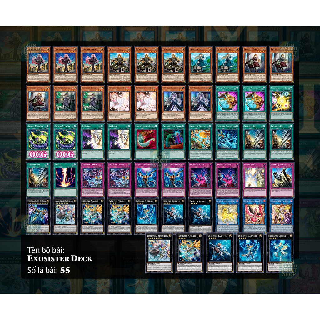 Bộ bài Yugioh - Exosister - Structure Deck