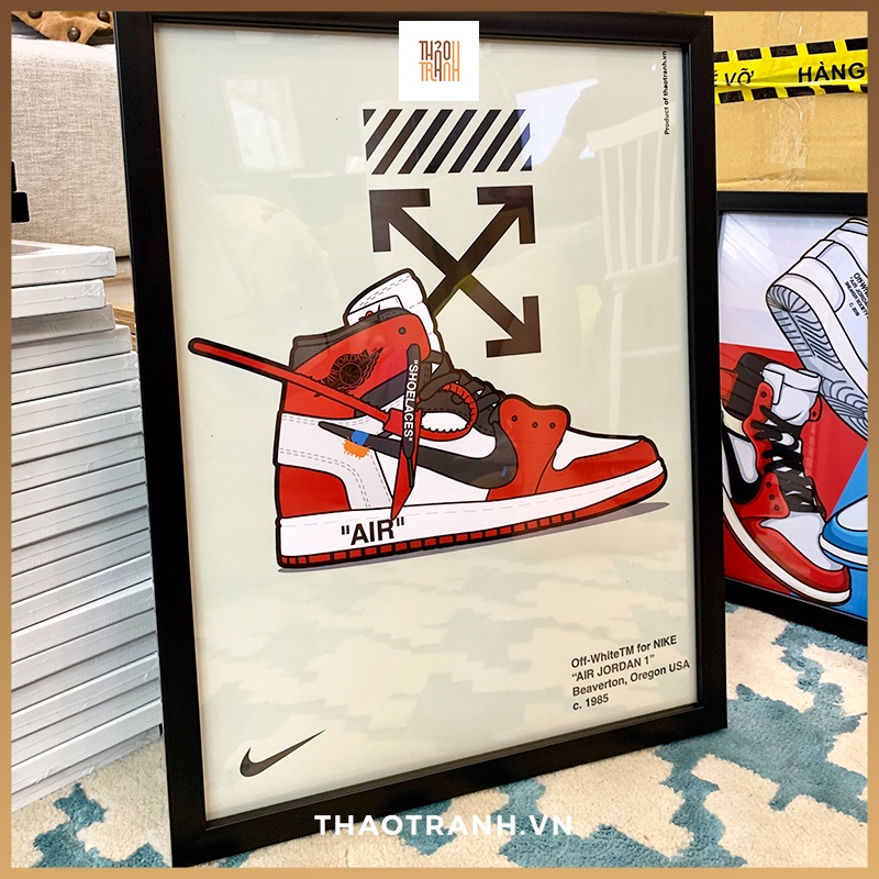 Tranh Hypebeast-Giày Yeezy,30x40, 40x50 - Siêu HOT 2022 - Độc Lạ, Trang Trí Phòng Hypebeast, Sneakerhead