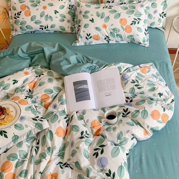 Bộ chăn ga gối Cotton Poly MD.Decor - Bedding miễn phí may bo chun mọi kích thước nệm m2, m4, m5,m8