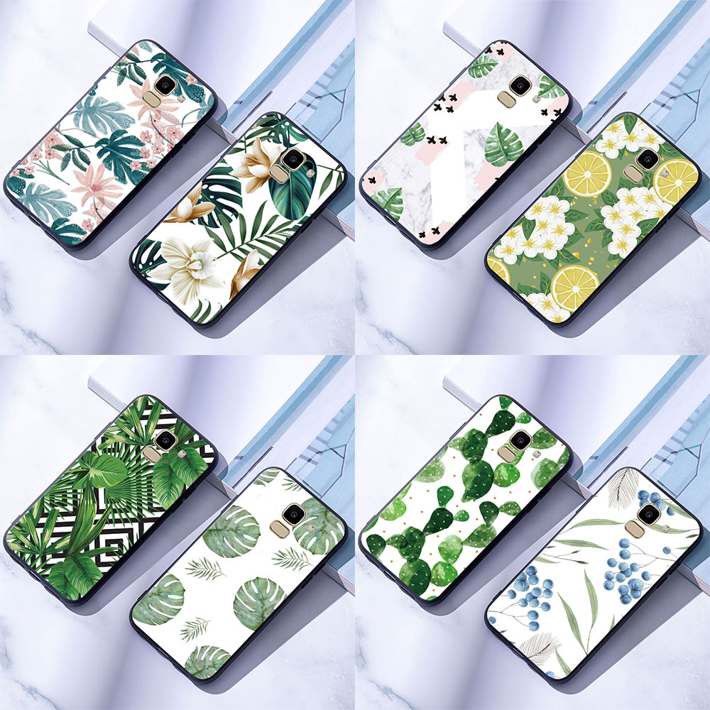 Ốp Điện Thoại In Hình Thực Vật Cho Samsung Galaxy J2 Pro / J4 / J6 / J8 2018 Plus / J4 + / J6 +