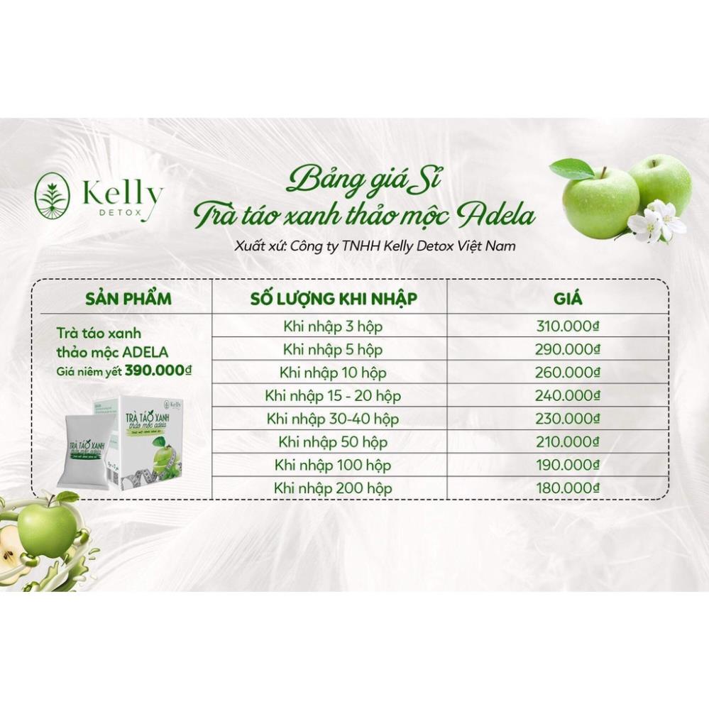 TRÀ TÁO XANH GIẢM CÂN THẢI ĐỘC MỠ HỘP 12 GÓI 💘