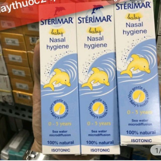 Xịt muối biển sterimar baby