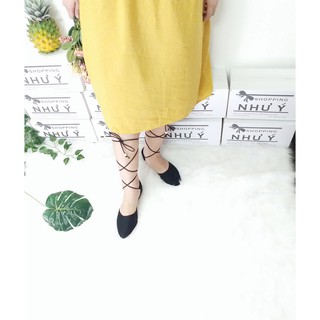 Giày sandal búp bê cột dây chiến binh