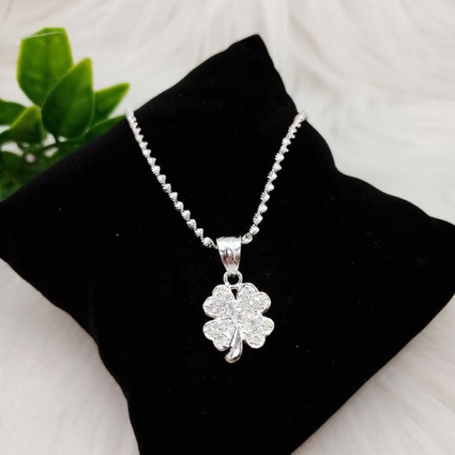 Dây chuyền bạc cỏ 4 lá