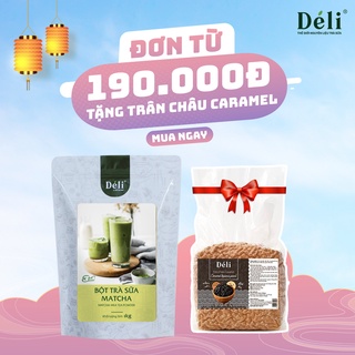 Bột Trà sữa Matcha 3in1 Déli [GIÁ SALE TỐT] pha trà sữa vị matcha nhật bản đơn giản - nhanh gọn - tiện lợi