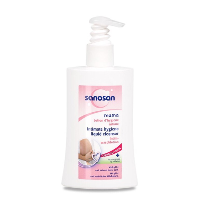 Dung dịch vệ sinh nữ Hoa cúc Chamomilla Sanosan 200ml